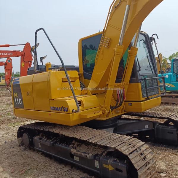 11TON Komatsu Excavator PC110-7 PC110-8 Used Machine with Original Hydraulic Pump