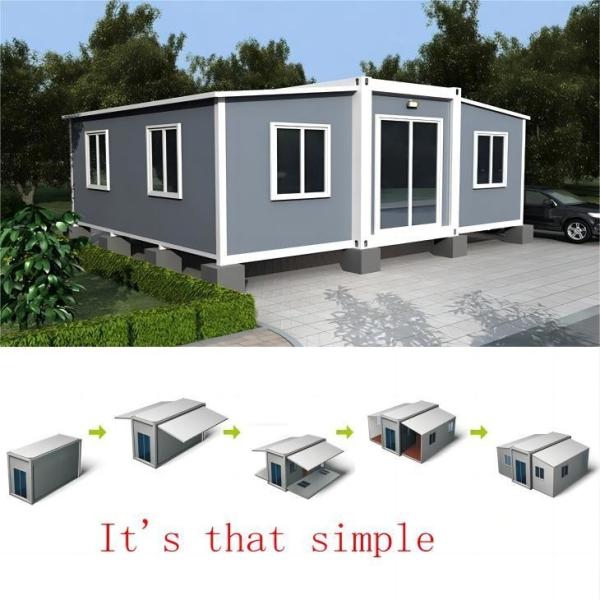 Quality Expandable Container Home Modular Folding House for Villa and Online Technical Support wholesale