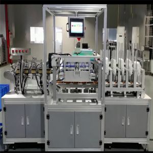 6 channel kf94 mask packaging machine 4 row mask packaging pouch bag machine 6