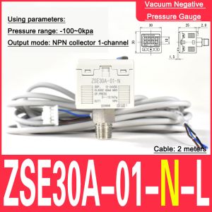 Pressure gauge vacuum gauge ZSE30A-01-N SMC type 01 precision pressure gauge
