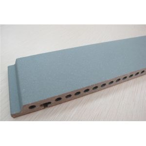 Blue Terracotta Panels / Ceramic Panels Rainscreen Cladding With Wooden Boxes