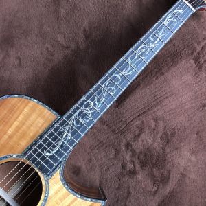 Custom 2021 New Style GPS14 with Angle Cut Corners Real abalone Inlay KOA Wood