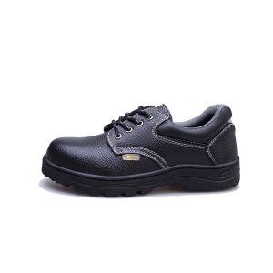 China Shengjie Work Shoes Embossed Cow Leather Upper Material And Rubber Outsole Material Quality Safety Shoes on sale