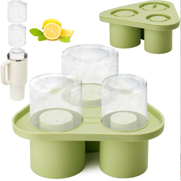 Silicone Mold Ice Cube Tray for Tumbler Cup Kitchen Accessories Bar Ice Cream Makers