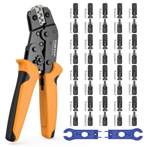 Rustproof Multicolor MC4 Crimper Kit , Multifunctional MC4 Connector Tool Kit