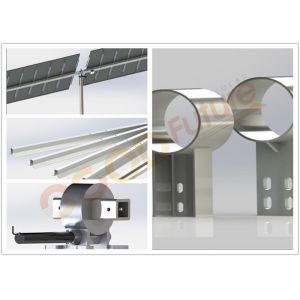 GPS Input Single Axis Solar Tracker 60 Degree Solar Energy Tracking System