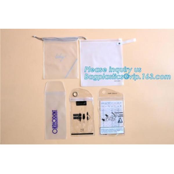 oxo biodegradable clear pvc slider zip bags, stationery handle bags with slider