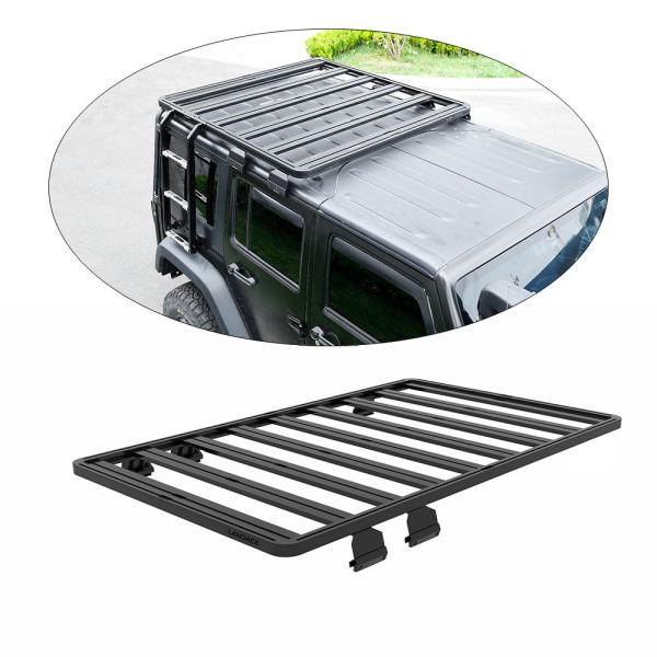 Quality Acceptable OEM/ODM 4X4 Roof Rack for Jeep Wrangler JL JK JT Aluminum Alloy Platform wholesale