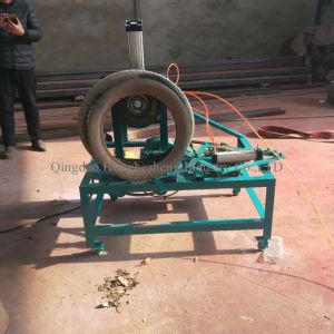 Car Tire Sidewall Cutter Machine / Tire Cutting Machine Into 3 Pieces