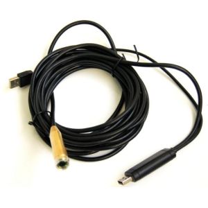 Cheap 5M Waterproof Wire USB Endoscope Pipe Inspection Camera with 4 Led for sale