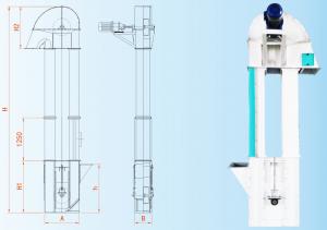 Cheap TDTG Series Quick Speed Vertical Bucket Elevator For Rice Mill Long Working Life for sale