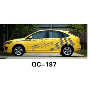 Cheap Durable and Water Proof PVC Custom Car Body Sticker QC-187I for sale