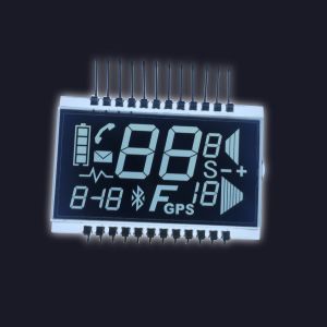 FSTN 3.3V SGS Monochrome Small Monochrome Panel Module 7 Segment Lcd Screen