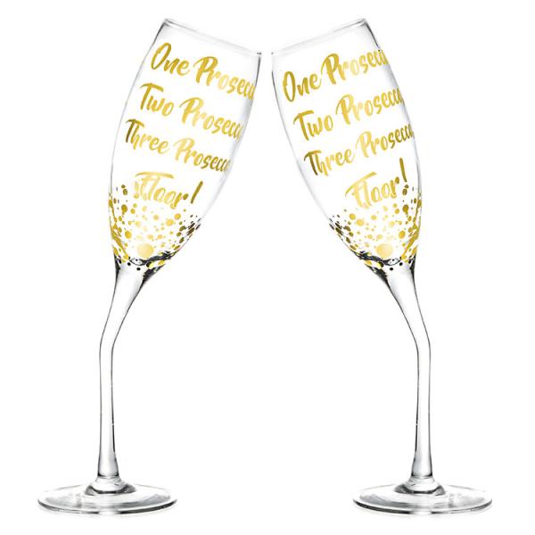 Quality Modern Customized Champagne Flute Glass Transparent 125ml For Home wholesale