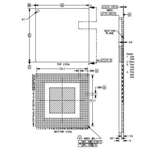 Cheap Integrated Circuit Chip MPC826xA (HiP4) Family Hardware Specifications MPC8260ZU133A MOTOROLA BGA for sale