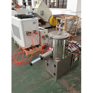 SHR-25L PVC Powder Mixer Machine , High Speed Mixer For Plastic 50kg/h Capacity