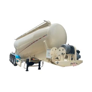 CIMC Latest Design Of High-strength Three-axis Cement Bulk Powder Tank Trailer