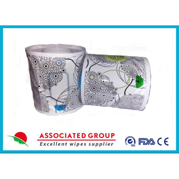 Quality Flushable Wet Wipes Rolls For Household Toilet Use , Slight Scented Wet Wipes wholesale