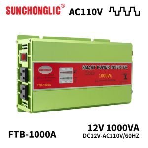 Smart Off Grid 1000W Modified Sine Wave Inverter 12v DC To 110v AC 60Hz