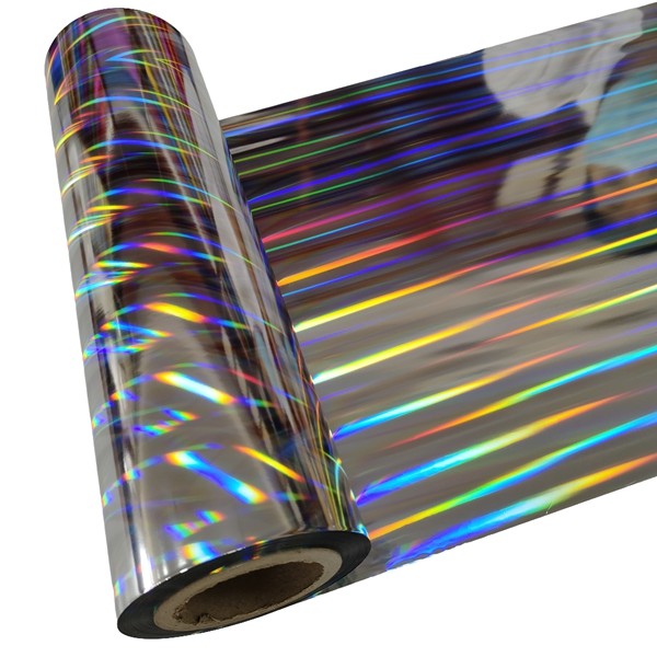 Quality 12Micron Seven Color Holographic MET Lamination Film For Paper Board Printig wholesale