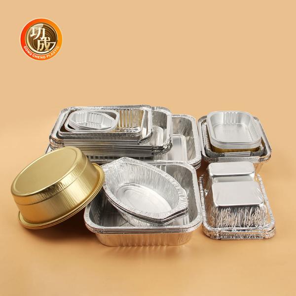 Quality OEM	Customize Packing Boxes with Foil Lid Disposable Aluminum Pans wholesale