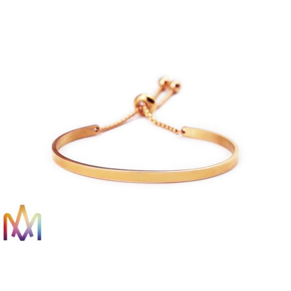 Quality 11g Adjustable 304 Stainless Steel Open Cuff Bangle wholesale