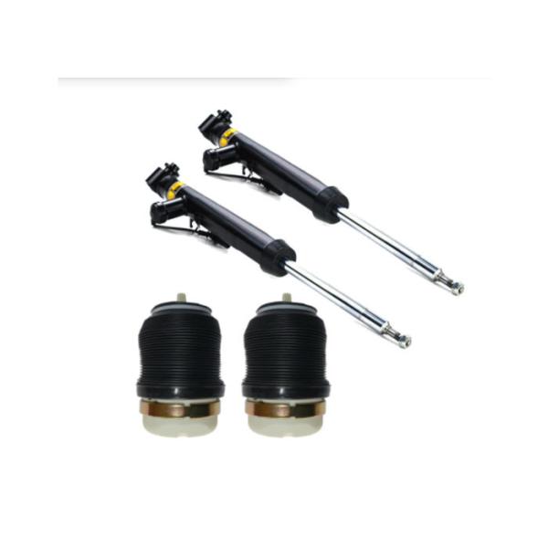 Quality 2x Rear Shock Absorber + 2x Rear Air Spring Bags For Audi A6 S6 4F C6 2004-11 4F0616032L 4F0616032K 4F0616001J wholesale