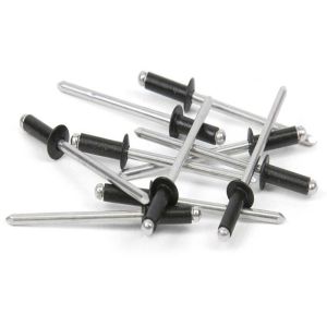 Aluminum Waterproof Black Paint Baking Varnish Round Head Open End Blind Rivet