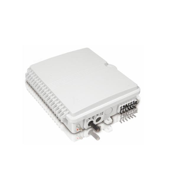 Rohs Compliant 12c Accommodate 1*8 Plc Splitter Pole Or Wall Mounted Fiber Optic