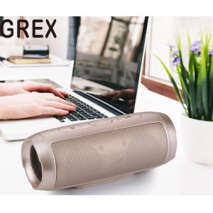 Grex wireless Bluetooth Dual speaker Mini Portable subwoofer TF card Car