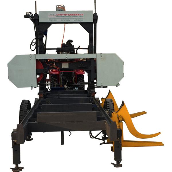 Hydraulic Wood Portable Sawmill Machine For Hardwood Logs cutting with log