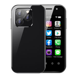 Mini 4G Smart Phone with 2+16GB Android 9.0 Supports Google App 2000mAh Battery