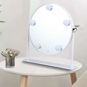 Fashionable Design Style Individual Carton Packing Large Lighted Light Espejo