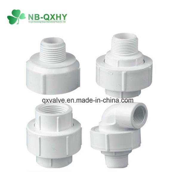 100% Material High Thickness Pn16 BSPT Threaded PVC Pipe Fitting for Water