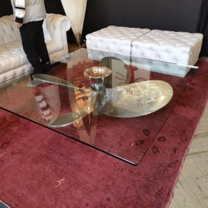 Customized Large Tempered Art Glass Dining Room Hotel Tempered Glass Table Top