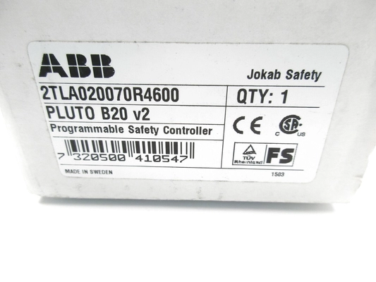 China ABB 2TLA020070R4600 Programmable Safety Controller StatusBus 24 V DC Failsafe 16 1.5A on sale