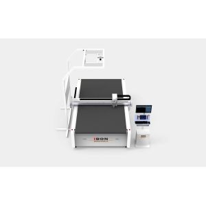 60MM CNC Leather Cutting Machine 60mm/s - 2200mm/s Shoe Upper Cutting Machine