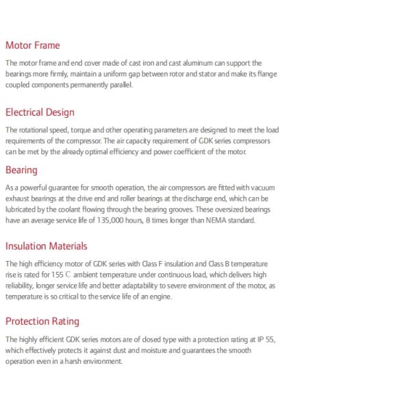 90kw 160kw Screw Air Compressor 110KW 132KW Gardner Denver ISO8573 Class 0 Certified