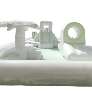 Shipping Way By Sea Kindergarten Water Slide Pool for Outdoor Inflatable