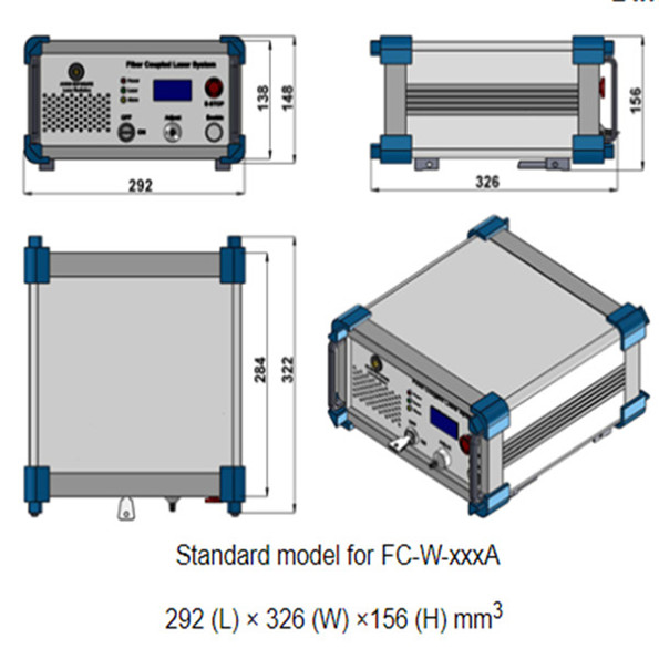808nm Diode Pumped Narrow Pulse Picosecond DPSS Laser Kit