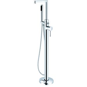 Cheap Floor Standing Bath Shower Mixer Chrome Finish for Modern Living Spaces T8620N for sale