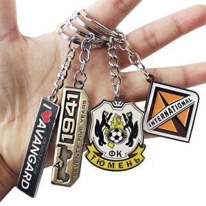 Custom Metal Enamel Keychain Engraving Key Chains Small Keychain Rings