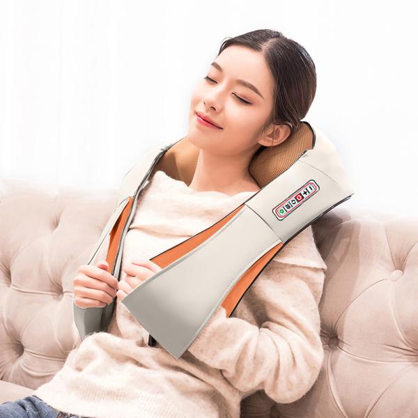 Quality Improve Circulation Neck And Shoulder Massager With 8 Carbon Fiber Massage Head wholesale