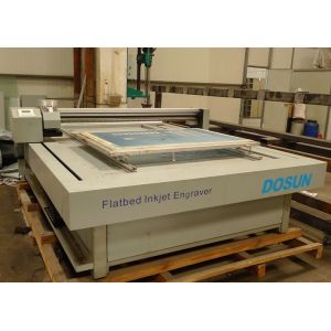 Flatbed Inkjet Engraving Machine Computer To Screen Engravers Textile Inkjet