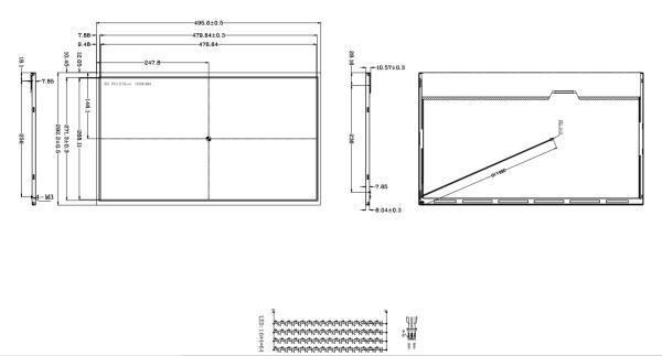 Reshine 21.5 Inch HDMI TFT LCD Display with LVDS Interface For Kiosk Machine