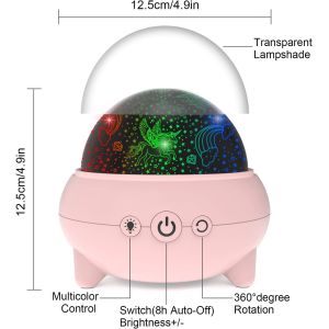 ROHS Unicorns Starry Night Light Projector Multipurpose For Girls