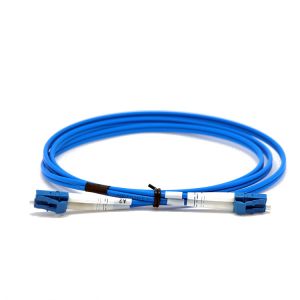 LC UPC-LC UPC Zipcord Jumper Optical Fiber Cable Armored Duplex