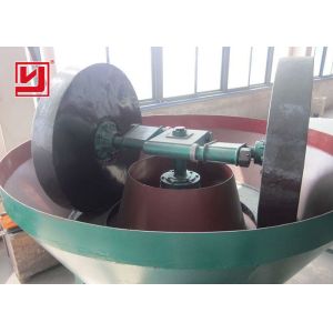 Indsutrial Gold Mine Wet Pan Mill For Selecting Ferrous / Nonferrous Metals