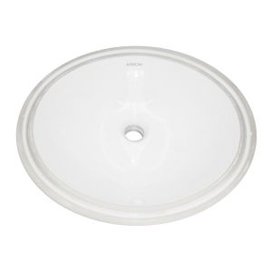 AP402 Sanitary Ware Lavatory Wash Basin White Color With Overflow