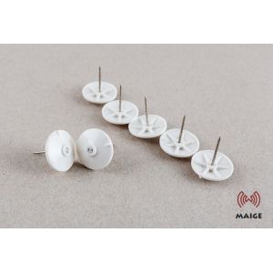 EAS Security Tag Metal Flat Head Pins Easy Carry And Use Long Life Span